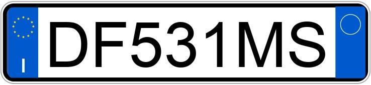 Numer rejestracyjny DF531MS posiada OPEL Corsa 4a serie Numer rejestracyjny DF531MS posiada OPEL Corsa 4a serie