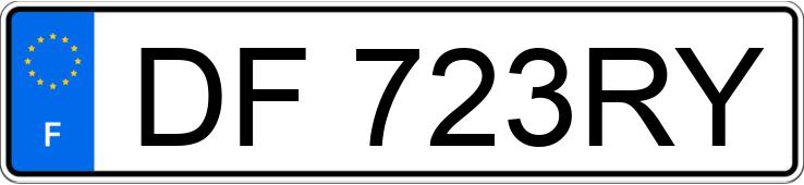 Numer rejestracyjny DF723RY posiada BMW X3