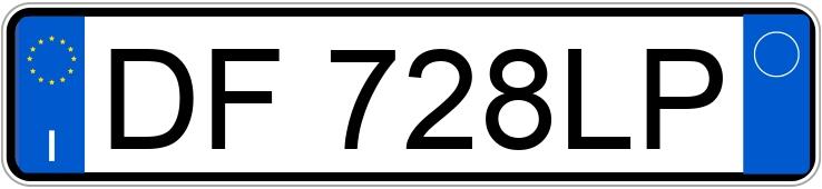 Numer rejestracyjny DF728LP posiada OPEL Corsa 4a serie