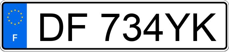 Numer rejestracyjny DF734YK posiada PEUGEOT 308