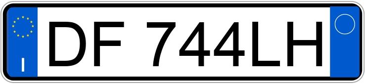 Numer rejestracyjny DF744LH posiada OPEL Zafira 2a serie Numer rejestracyjny DF744LH posiada OPEL Zafira 2a serie