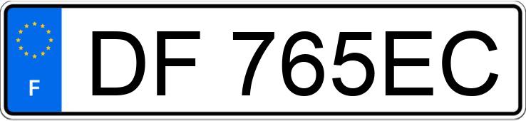 Numer rejestracyjny DF765EC posiada PEUGEOT 3008