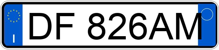 Numer rejestracyjny DF826AM posiada FORD Fiesta 5a serie Numer rejestracyjny DF826AM posiada FORD Fiesta 5a serie