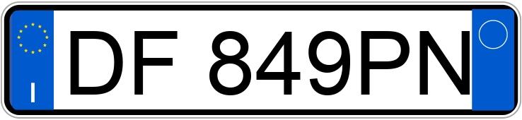 Numer rejestracyjny DF849PN posiada SEAT Leon 2a serie