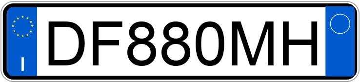 Numer rejestracyjny DF880MH posiada SMART fortwo 1a serie Numer rejestracyjny DF880MH posiada SMART fortwo 1a serie