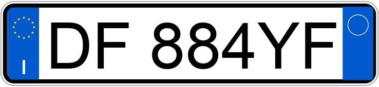 Numer rejestracyjny DF884YF posiada VOLKSWAGEN Polo 4a serie