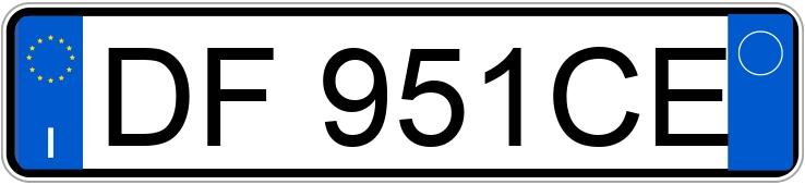 Numer rejestracyjny DF951CE posiada FIAT Panda 2a serie Numer rejestracyjny DF951CE posiada FIAT Panda 2a serie