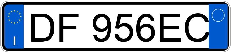 Numer rejestracyjny DF956EC posiada TOYOTA Aygo 1a serie