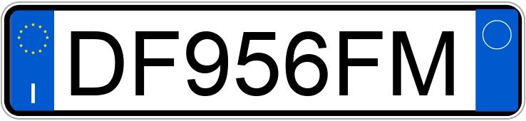 Numer rejestracyjny DF956FM posiada PEUGEOT 307