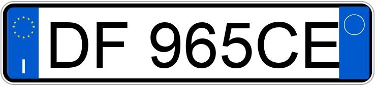 Numer rejestracyjny DF965CE posiada FIAT Grande Punto