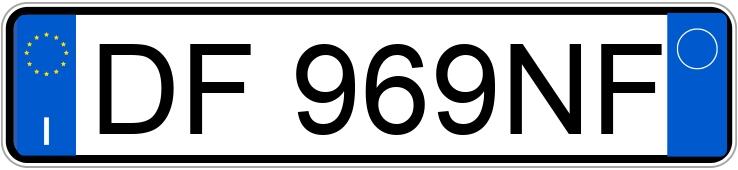 Numer rejestracyjny DF969NF posiada FIAT Panda 2a serie Numer rejestracyjny DF969NF posiada FIAT Panda 2a serie
