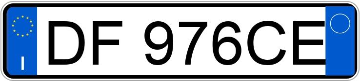 Numer rejestracyjny DF976CE posiada FIAT Grande Punto