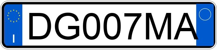 Numer rejestracyjny DG007MA posiada FIAT Panda 2a serie Numer rejestracyjny DG007MA posiada FIAT Panda 2a serie