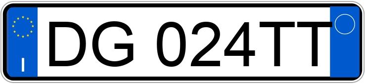 Numer rejestracyjny DG024TT posiada FIAT Panda 2a serie Numer rejestracyjny DG024TT posiada FIAT Panda 2a serie
