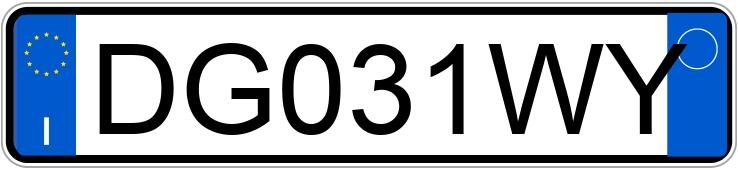 Numer rejestracyjny DG031WY posiada MINI Mini Cbr.