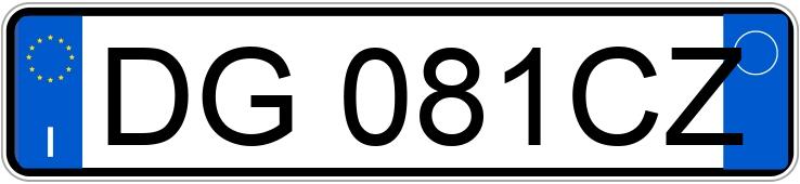 Numer rejestracyjny DG081CZ posiada MINI Mini 3a serie
