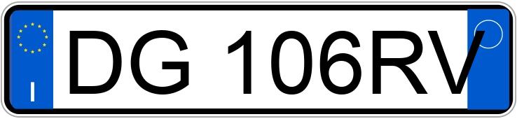 Numer rejestracyjny DG106RV posiada LANCIA Musa