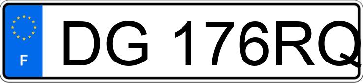 Numer rejestracyjny DG176RQ posiada MERCEDES CLASSE B