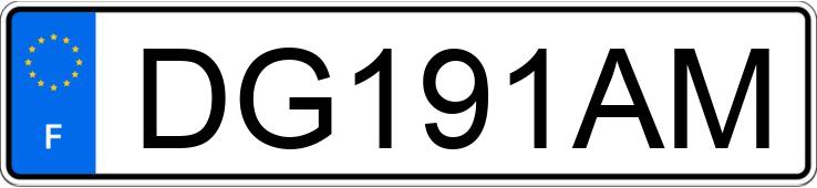 Numer rejestracyjny DG191AM posiada SKODA OCTAVIA