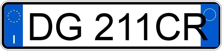 Numer rejestracyjny DG211CR posiada AUDI A3 2a serie Numer rejestracyjny DG211CR posiada AUDI A3 2a serie