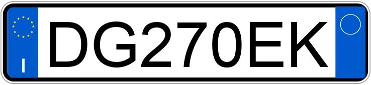 Numer rejestracyjny DG270EK posiada ALFA ROMEO 159