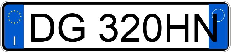 Numer rejestracyjny DG320HN posiada FIAT Grande Punto