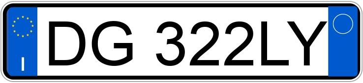 Numer rejestracyjny DG322LY posiada FIAT Panda 2a serie Numer rejestracyjny DG322LY posiada FIAT Panda 2a serie