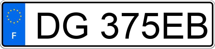 Numer rejestracyjny DG375EB posiada RENAULT MEGANE III ESTATE