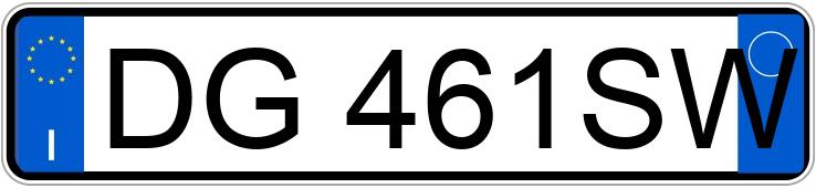 Numer rejestracyjny DG461SW posiada MAZDA MX-5 3a serie