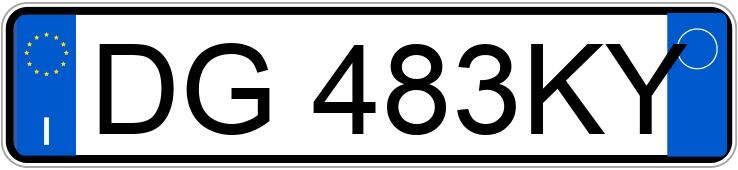 Numer rejestracyjny DG483KY posiada MINI Mini 3a serie