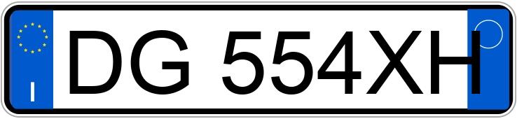 Numer rejestracyjny DG554XH posiada TOYOTA Aygo 1a serie