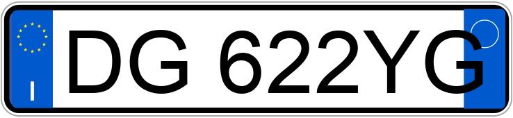 Numer rejestracyjny DG622YG posiada FIAT Panda 2a serie Numer rejestracyjny DG622YG posiada FIAT Panda 2a serie