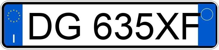 Numer rejestracyjny DG635XF posiada VOLKSWAGEN Golf 5a serie