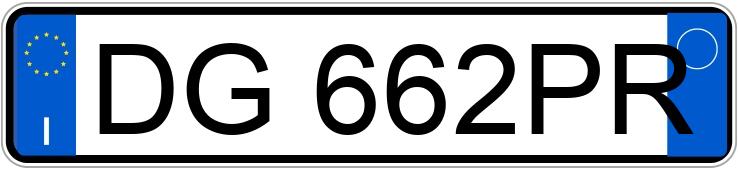 Numer rejestracyjny DG662PR posiada FIAT Grande Punto