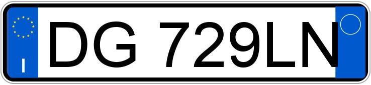 Numer rejestracyjny DG729LN posiada FIAT Grande Punto