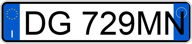 Numer rejestracyjny DG729MN posiada SUBARU Impreza 2a serie