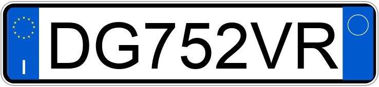 Numer rejestracyjny DG752VR posiada TOYOTA Prius 2a serie Numer rejestracyjny DG752VR posiada TOYOTA Prius 2a serie