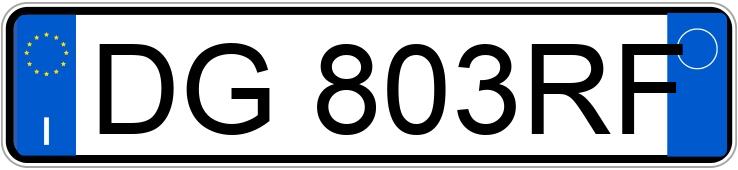 Numer rejestracyjny DG803RF posiada Mercedes Classe b