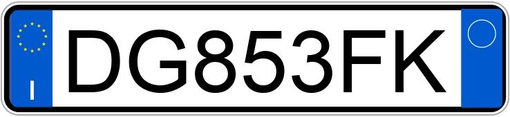 Numer rejestracyjny DG853FK posiada RENAULT Clio 3a serie Numer rejestracyjny DG853FK posiada RENAULT Clio 3a serie