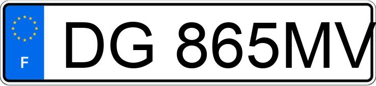 Numer rejestracyjny DG865MV posiada CITROEN C4 II