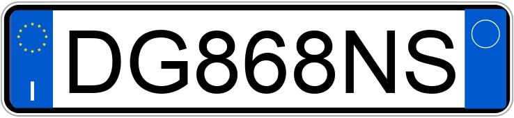 Numer rejestracyjny DG868NS posiada PEUGEOT 307