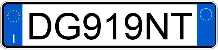 Numer rejestracyjny DG919NT posiada CITROEN C1