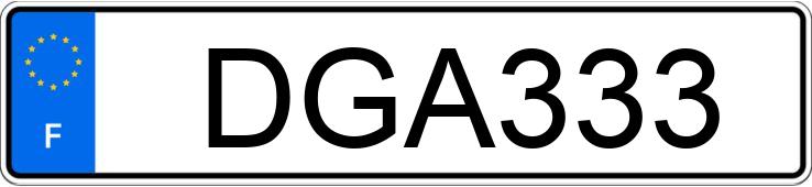 Numer rejestracyjny DGA333 posiada mercedes benz c63s