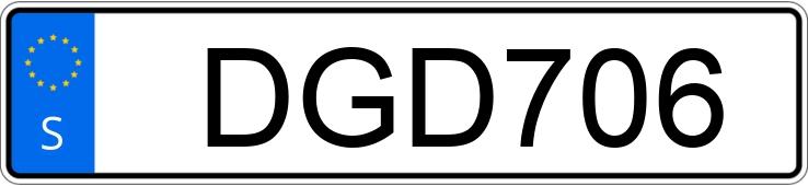 Numer rejestracyjny DGD706 posiada Irisbus Crossway LOW Entry