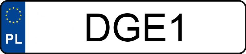 Numer rejestracyjny DGE 1 posiada DATSUN 280Z - DGE1 Numer rejestracyjny DGE 1 posiada DATSUN 280Z - DGE1