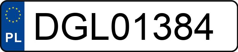 Numer rejestracyjny DGL 01384 posiada BMW 320 D - DGL01384