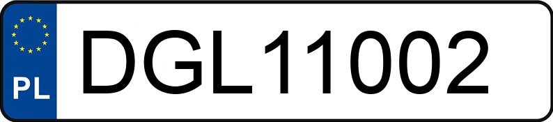 Numer rejestracyjny DGL 11002 posiada BMW 728i Kat. E38 728i Kat. E38 - DGL11002