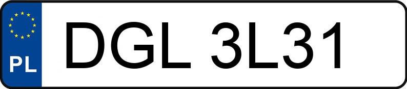 Numer rejestracyjny DGL 3L31 posiada LONCIN XWOLF550L LX500AU - DGL3L31
