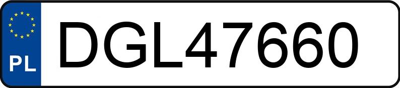 Numer rejestracyjny DGL 47660 posiada MERCEDES-BENZ E 200 - DGL47660