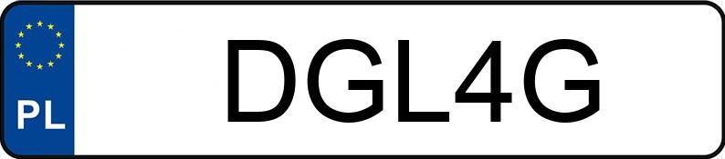 Numer rejestracyjny DGL 4G posiada VOLKSWAGEN KARMANN GHIA - DGL4G